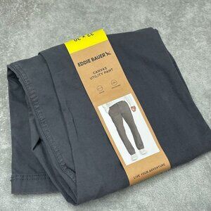Title:  Eddie Bauer Mens Canvas Utility Pants 32x30 Stretch Durable Gray a0311